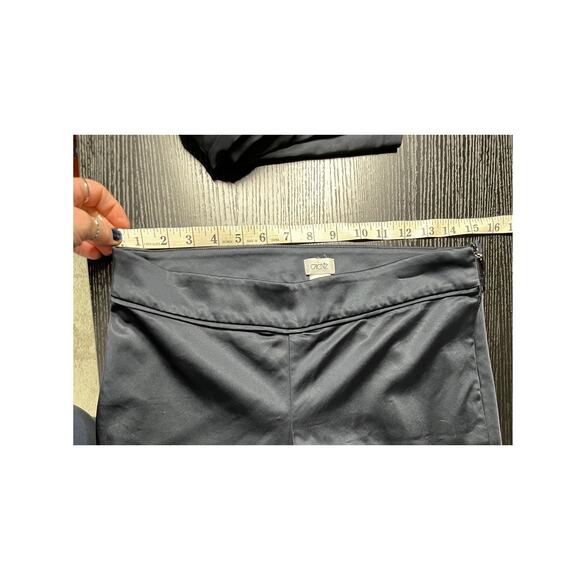 Amazing Y2K Cache Navy Blue Satin Pants Set/Formal/Cocktail/Party/Event Outfit - Picture 10 of 13